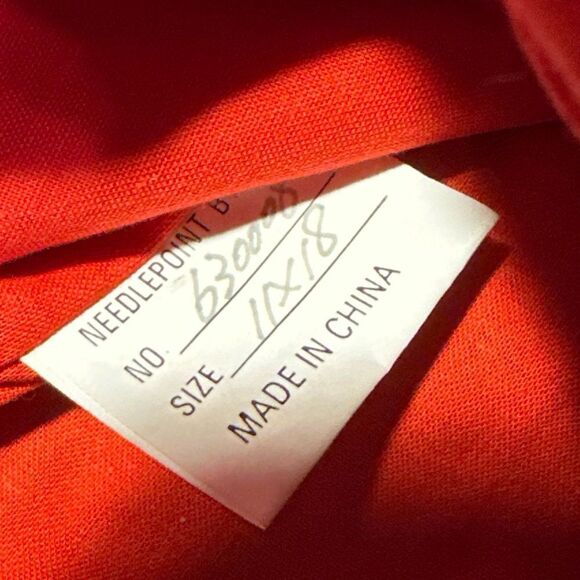 Vintage needlepoint nutcracker stocking with bells - Picture 10 of 11